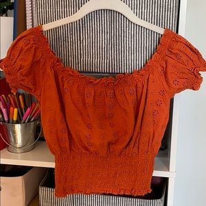 off-the-shoulder top